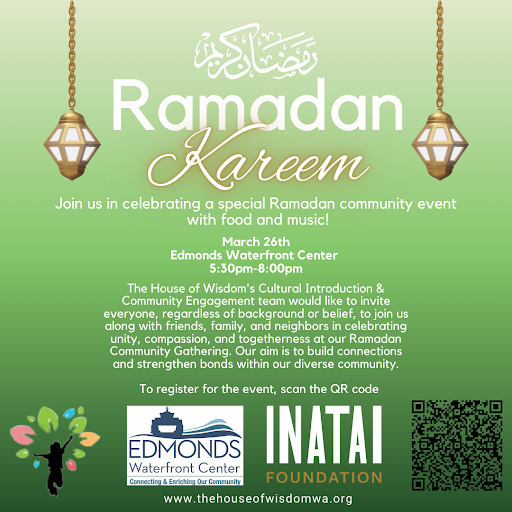 Ramadan Kareem community event flyer