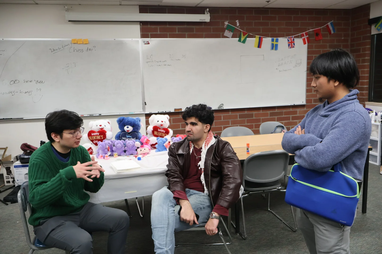Community members enjoying a workshop